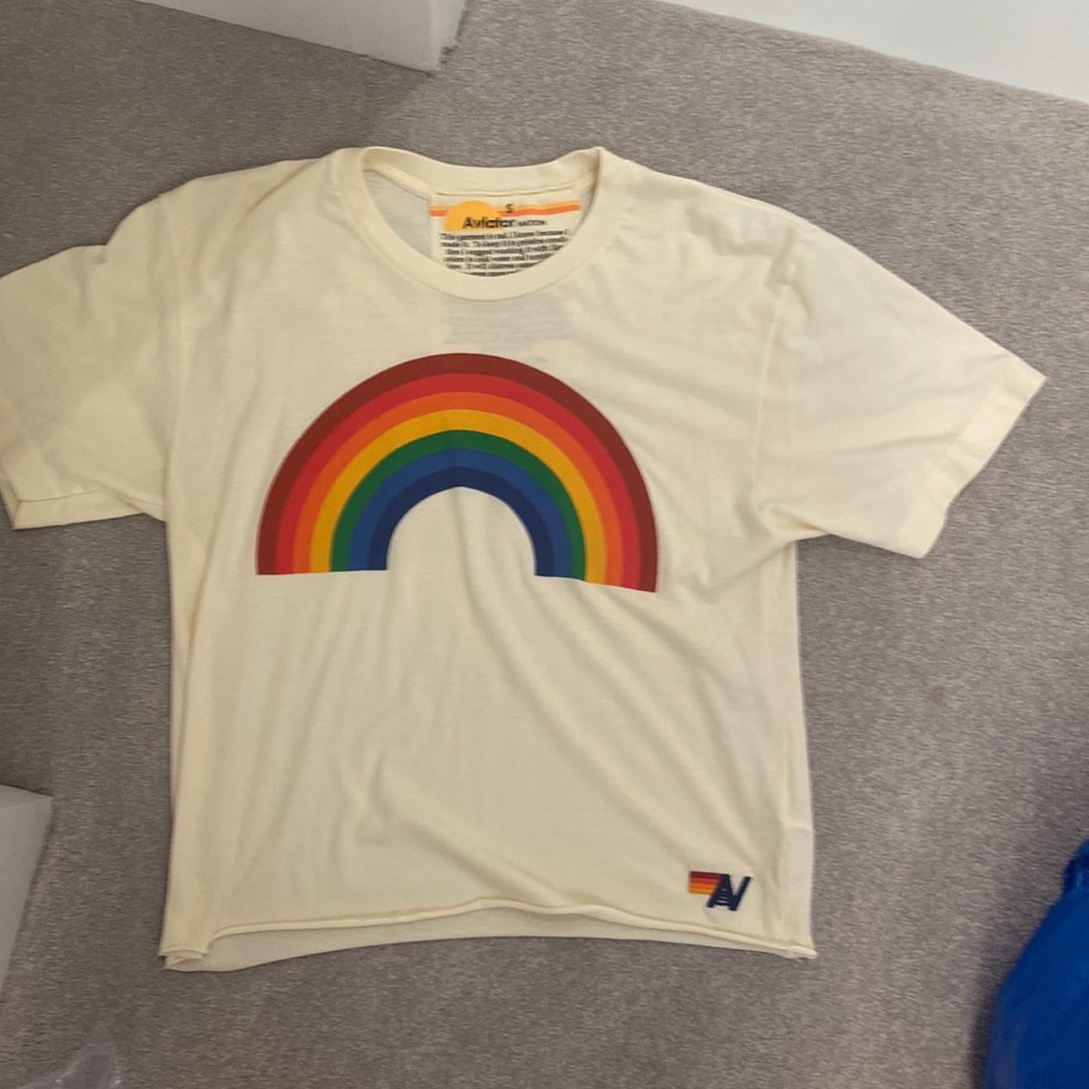 Aviator nation rainbow t shirt